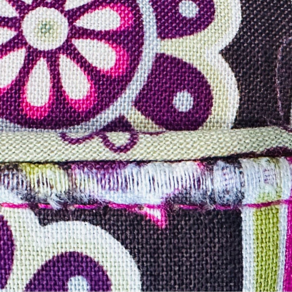 Vera Bradley Pink and Purple Patterned Clutch - Picture 6 of 6